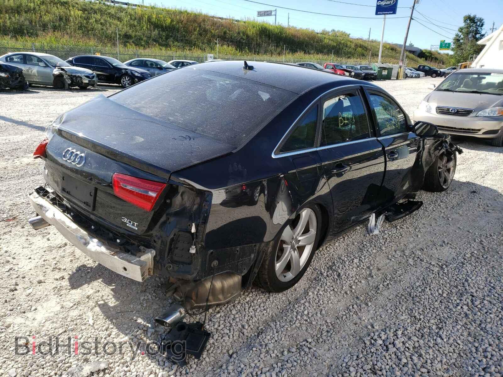 2012 AUDI A6 - VIN: WAUBGAFCXCN004637 - Фото 4