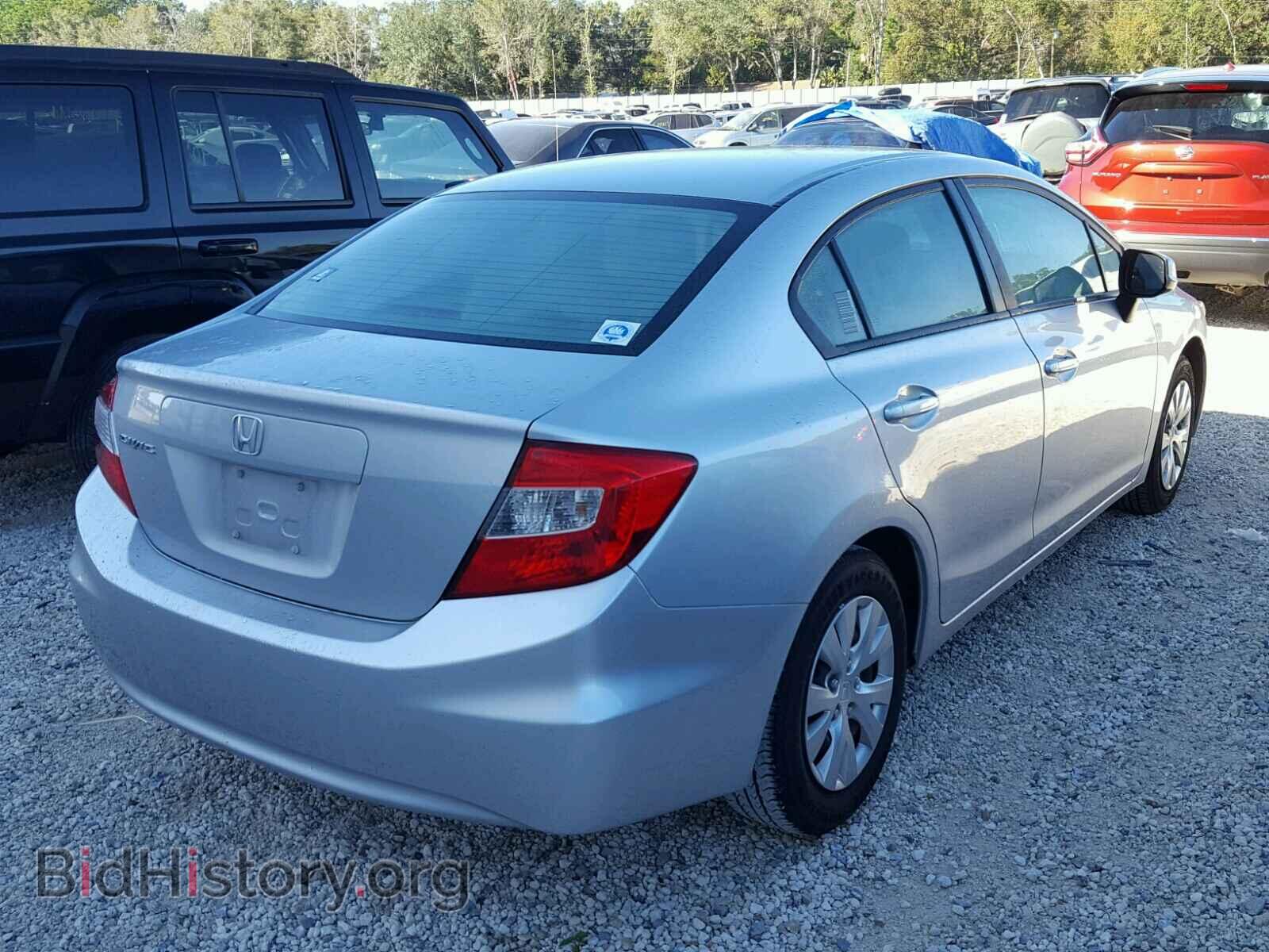 2012 HONDA CIVIC - VIN: 2HGFB2F5XCH334606 - Фото 4