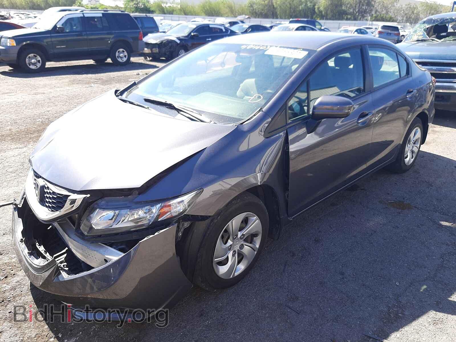 2015 HONDA CIVIC - VIN: 2HGFB2F55FH564610 - Фото 2