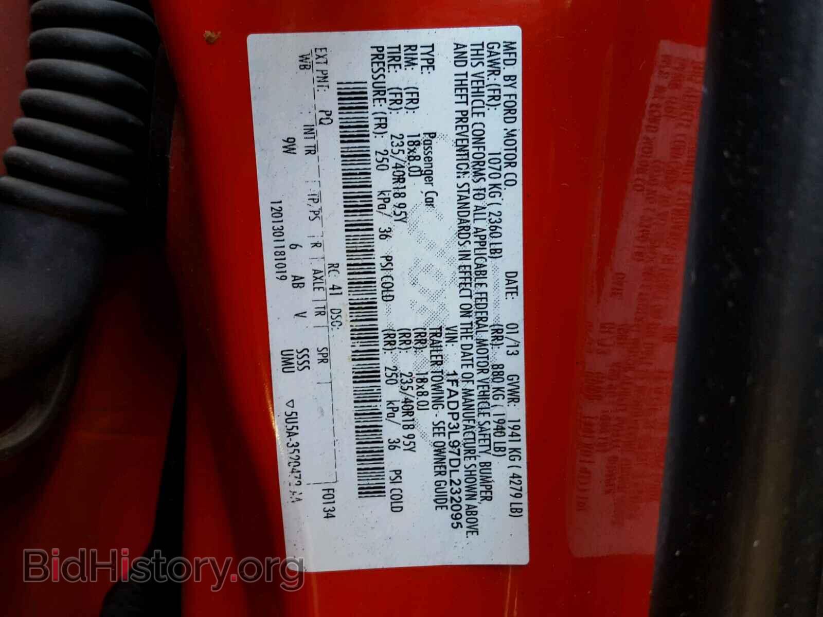 2013 FORD FOCUS - VIN: 1FADP3L97DL232095 - Photo 9