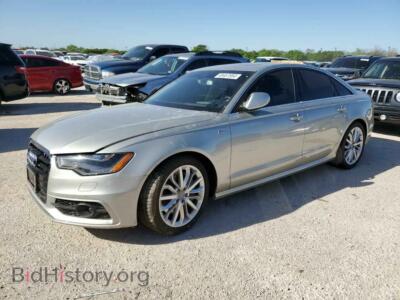 2013 Audi A6 Prestige, серебристый — VIN WAUJGAFC6DN132516, Copart