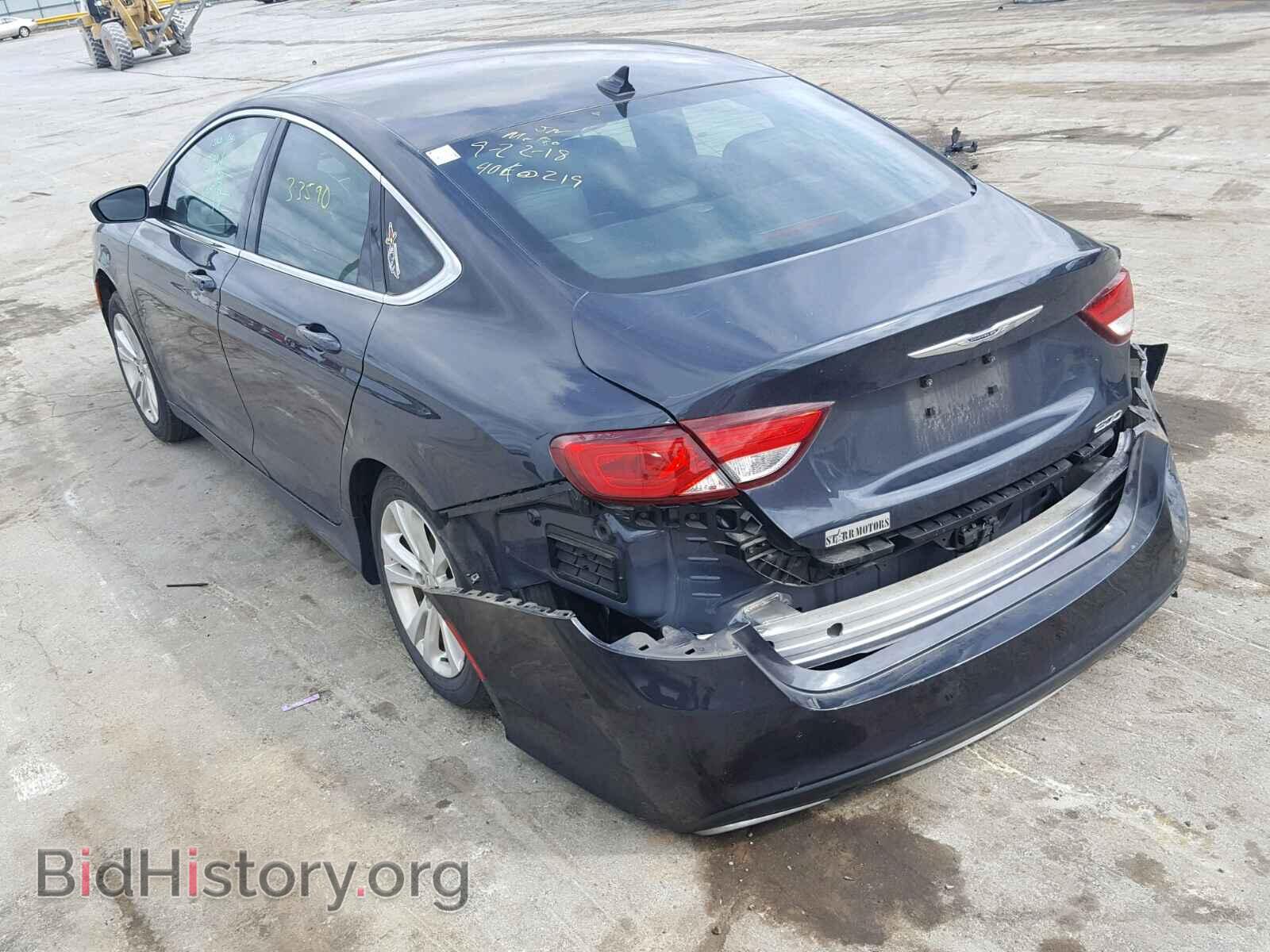 2016 CHRYSLER 200 - VIN: 1C3CCCAG0GN192152 - Фото 3