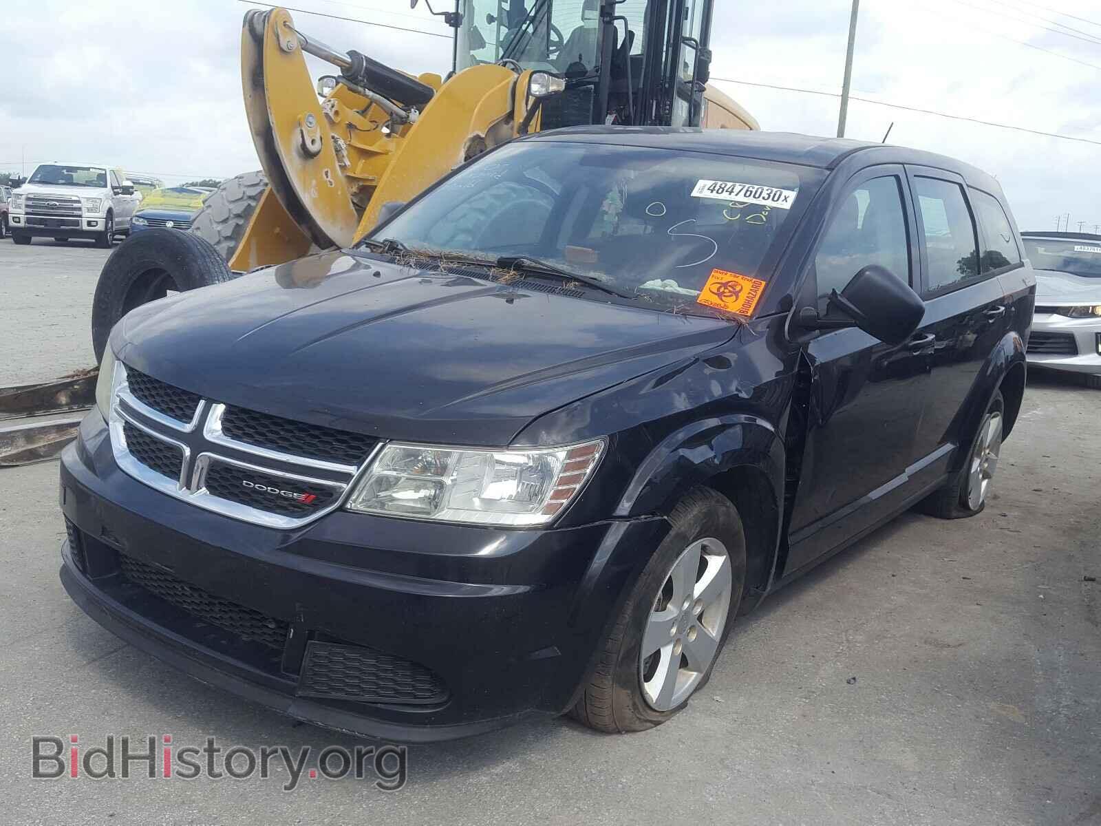 2013 DODGE JOURNEY - VIN: 3C4PDCABXDT508697 - Фото 2