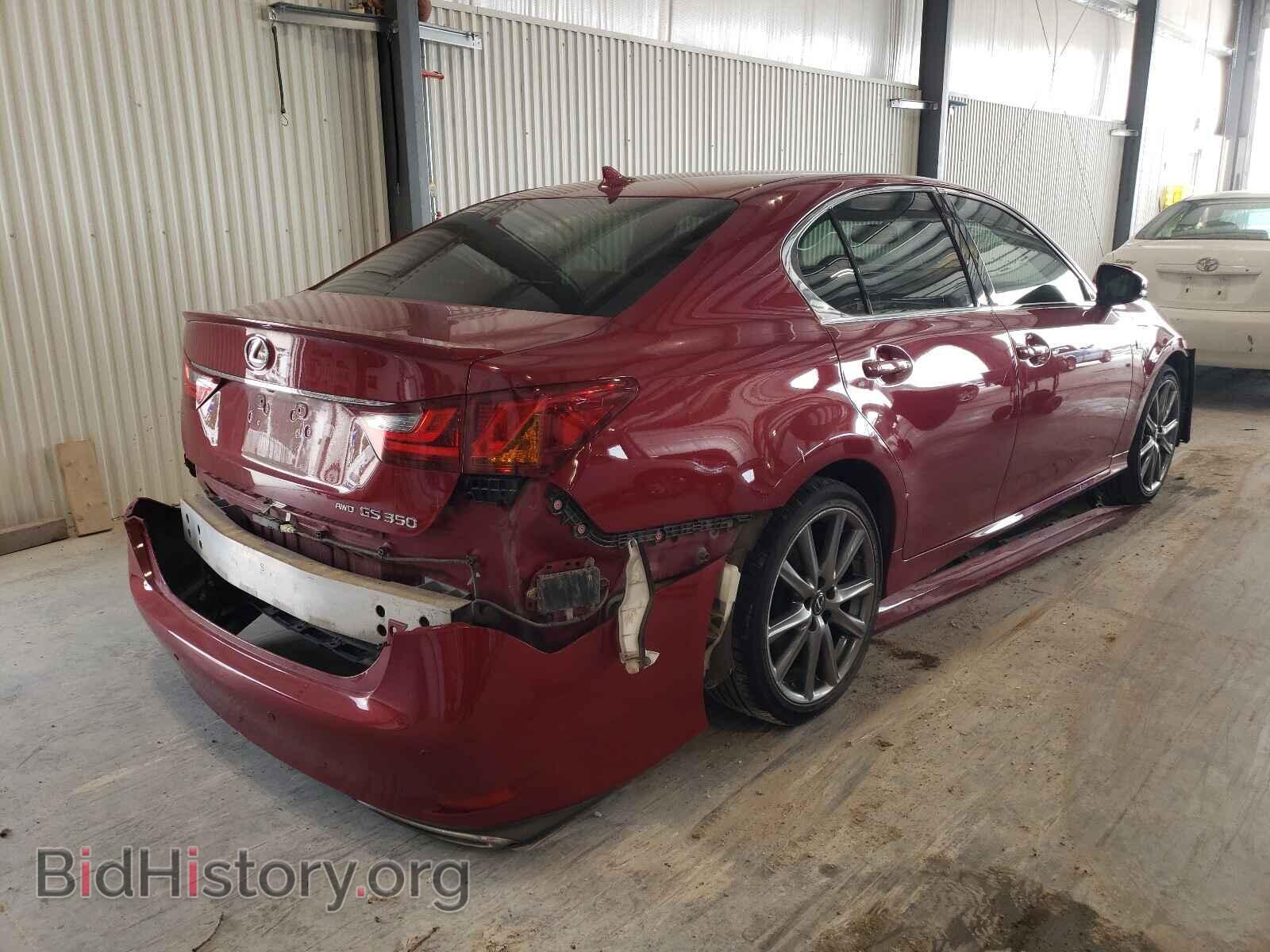 2013 LEXUS GS350 - VIN: JTHCE1BL9D5000758 - Фото 4