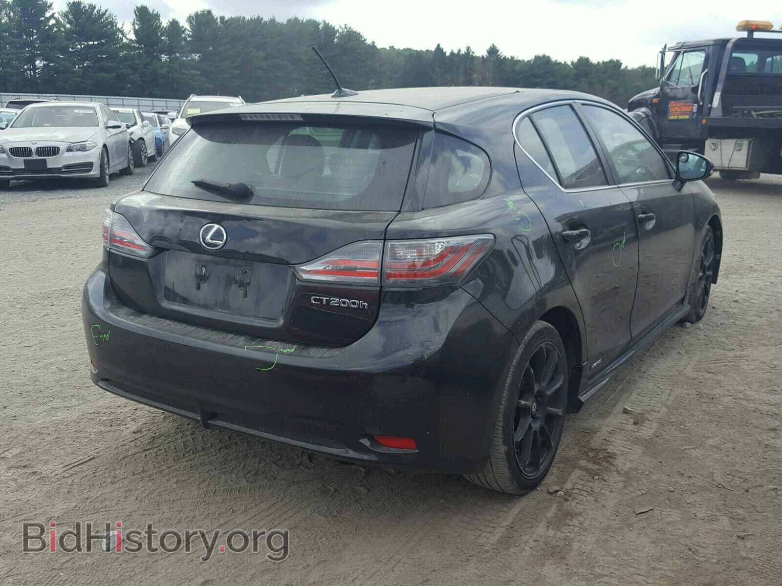 2011 LEXUS CT 200 - VIN: JTHKD5BH1B2015402 - Фото 4