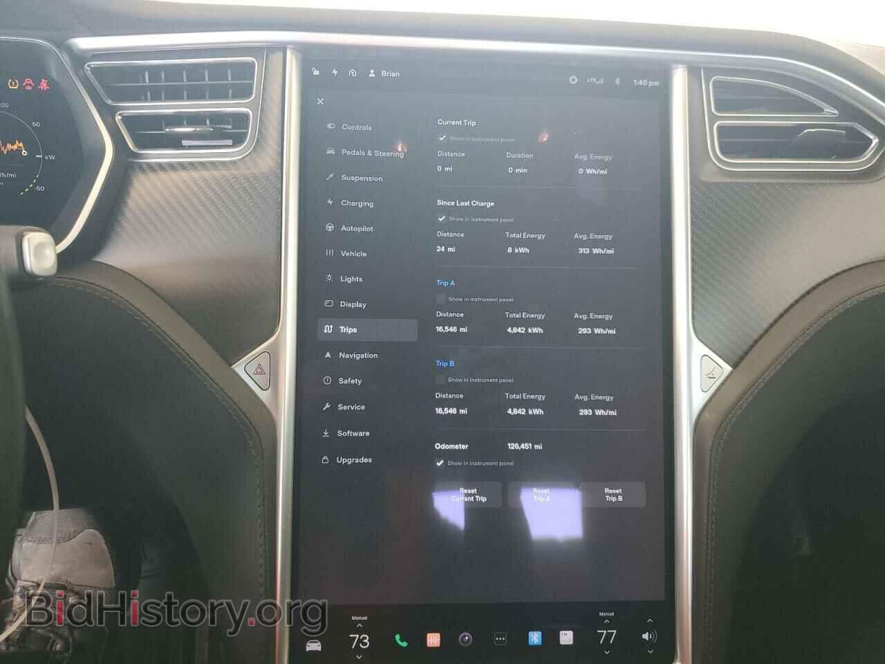 2017 TESLA MODEL S - VIN: 5YJSA1E14HF218274 - Photo 9