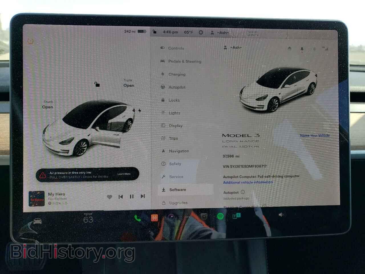 2021 TESLA MODEL 3 - VIN: 5YJ3E1EB3MF936717 - Photo 9
