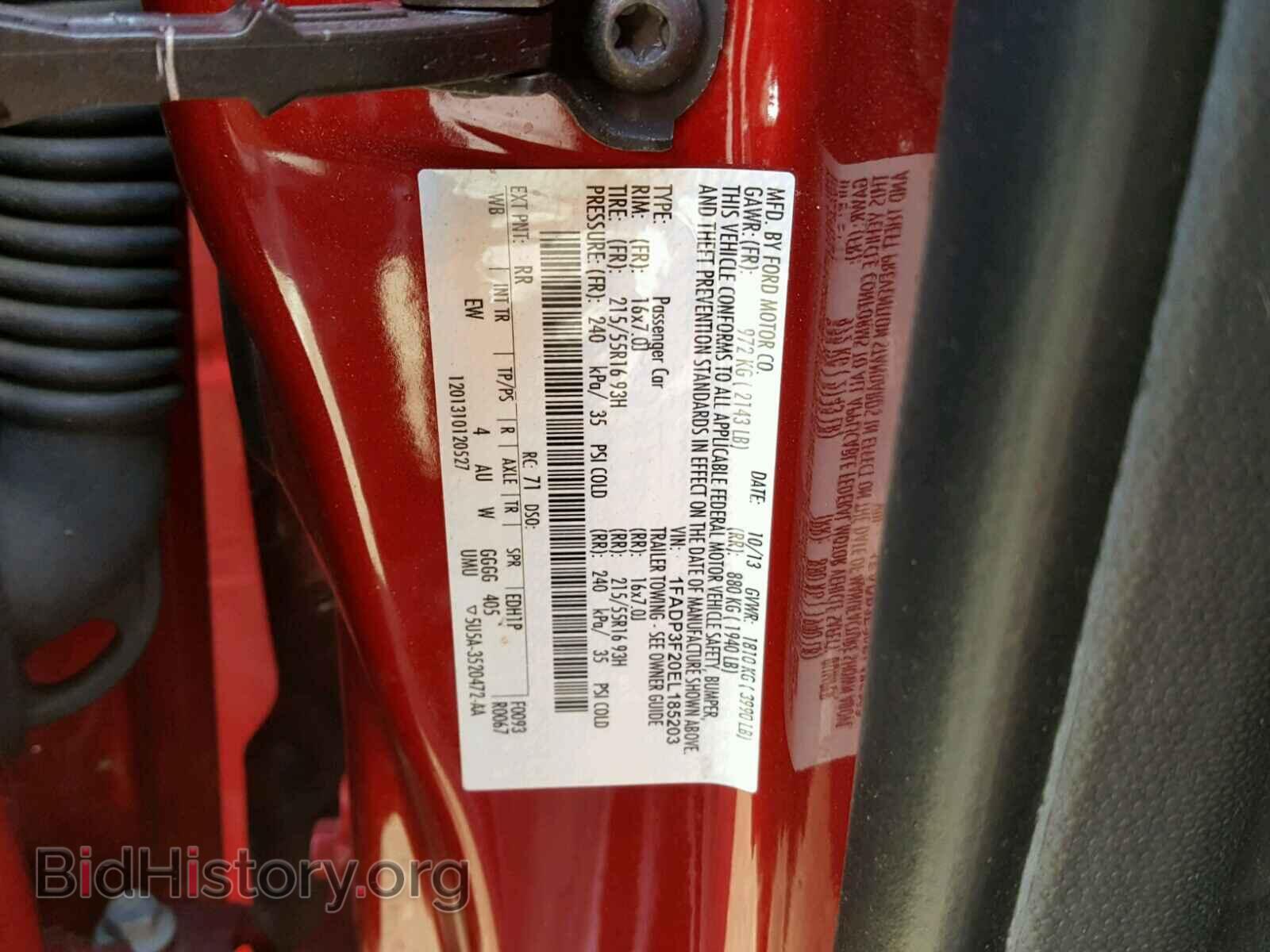 2014 FORD FOCUS - VIN: 1FADP3F20EL185203 - Photo 10