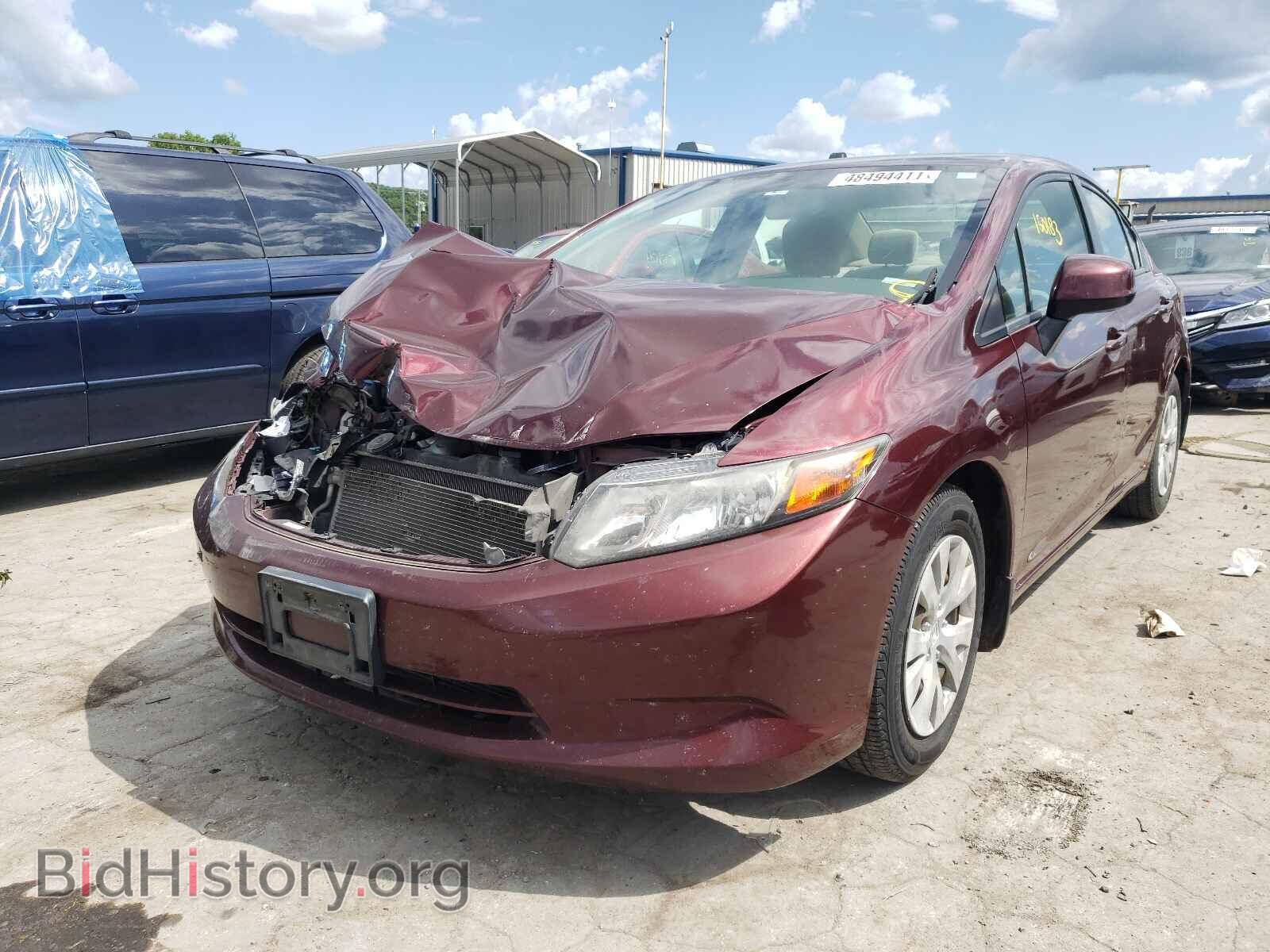 2012 HONDA CIVIC - VIN: JHMFB2F52CS005338 - Фото 2