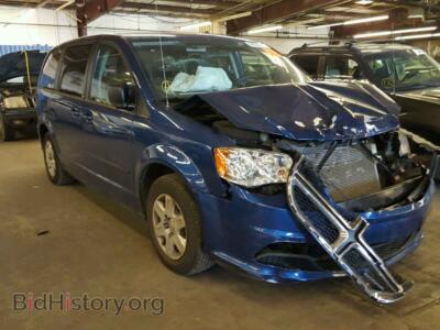 2011 Dodge CARAVAN Grand Cara, синий — VIN 2D4RN4DG5BR707386, Copart