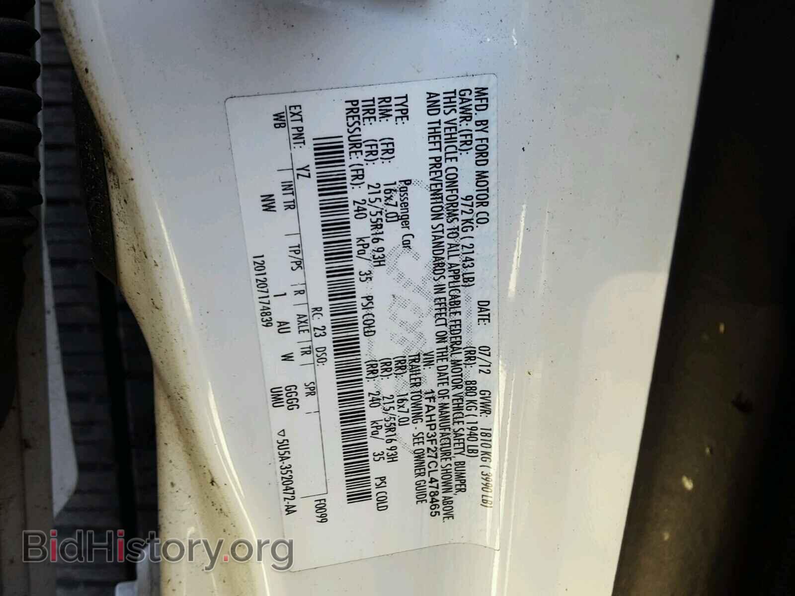 2012 FORD FOCUS - VIN: 1FAHP3F27CL478465 - Photo 10