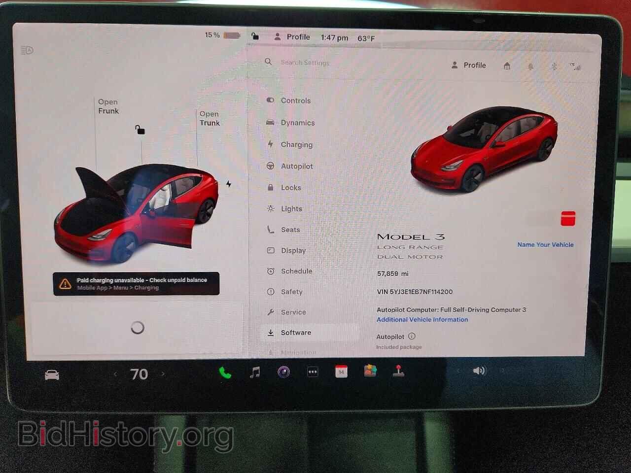 2022 TESLA MODEL 3 - VIN: 5YJ3E1EB7NF114200 - Photo 9