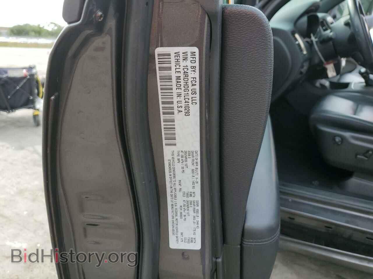 2020 DODGE DURANGO - VIN: 1C4RDHDG1LC410293 - Фото 13