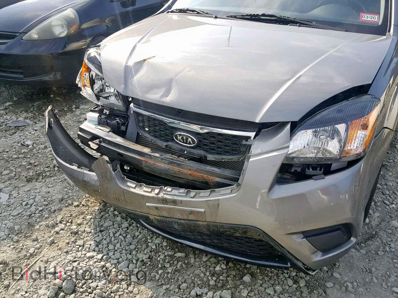 2011 KIA RIO BASE - VIN: KNADH4A36B6955358 - Фото 9