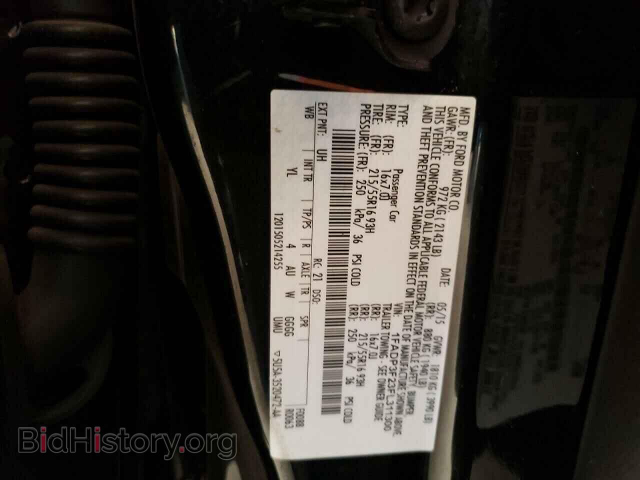2015 FORD FOCUS - VIN: 1FADP3F23FL311300 - Фото 10