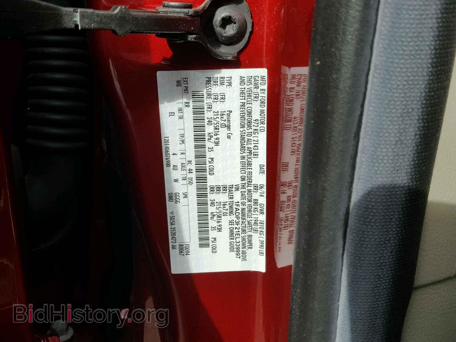 2014 FORD FOCUS - VIN: 1FADP3F21EL339997 - Photo 10