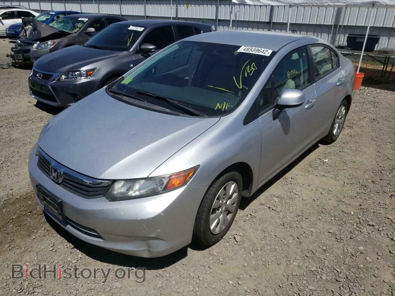2012 HONDA CIVIC - VIN: 2HGFB2F52CH304922 - Фото 2