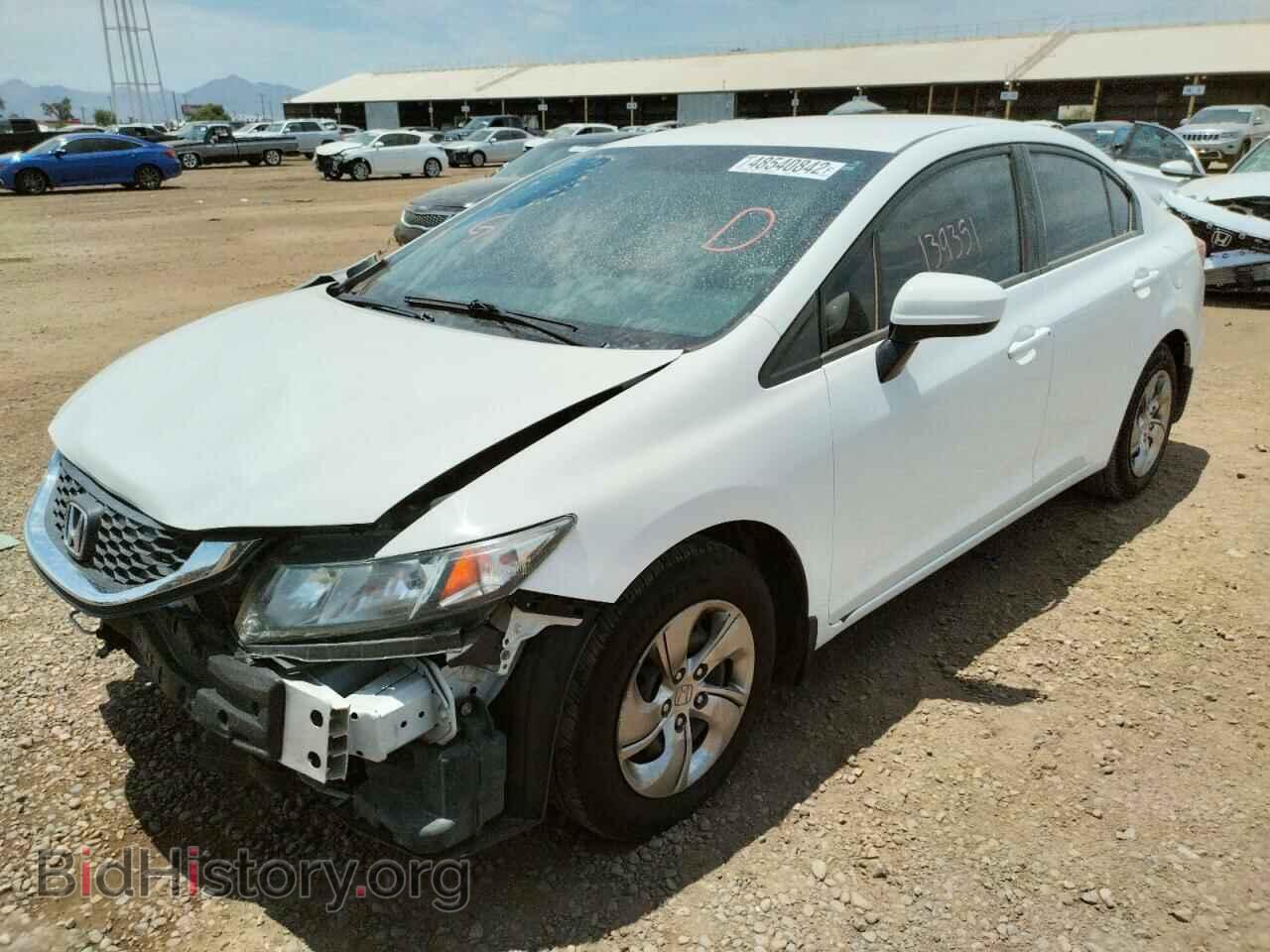 2014 HONDA CIVIC - VIN: 19XFB2F53EE025492 - Фото 2