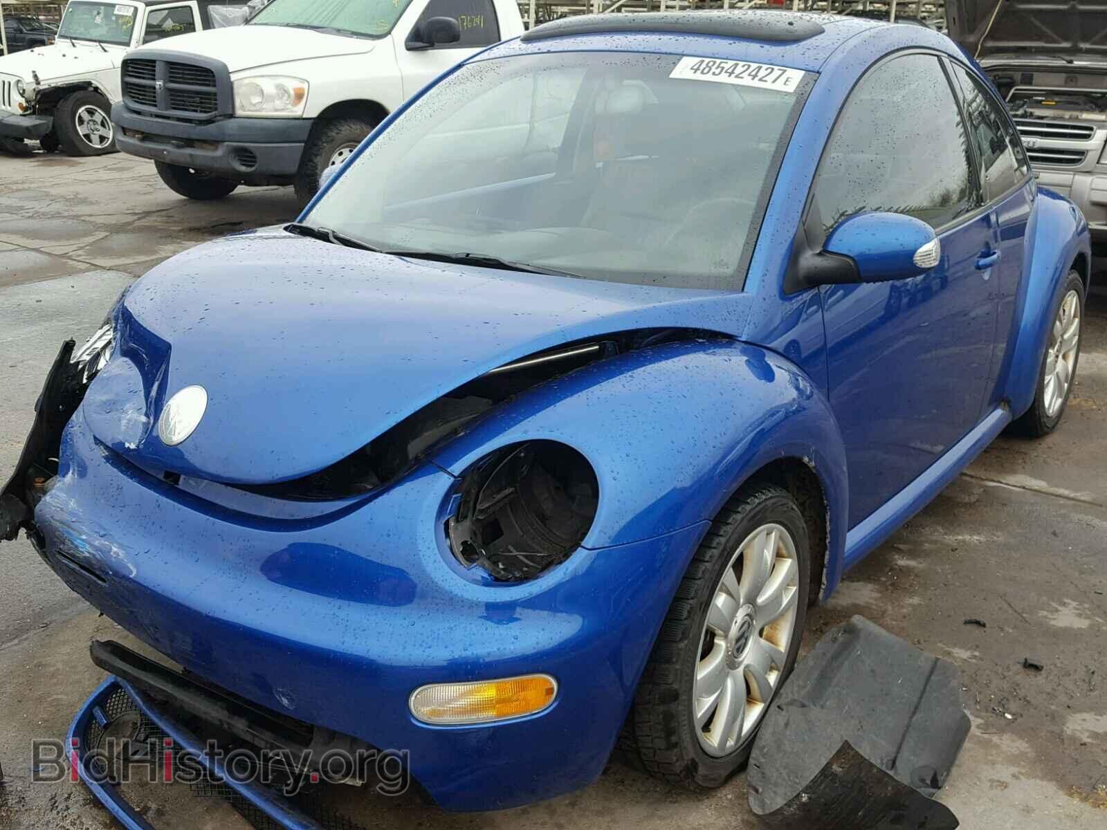 2003 VOLKSWAGEN BEETLE - VIN: 3VWCD21C63M442043 - Фото 2