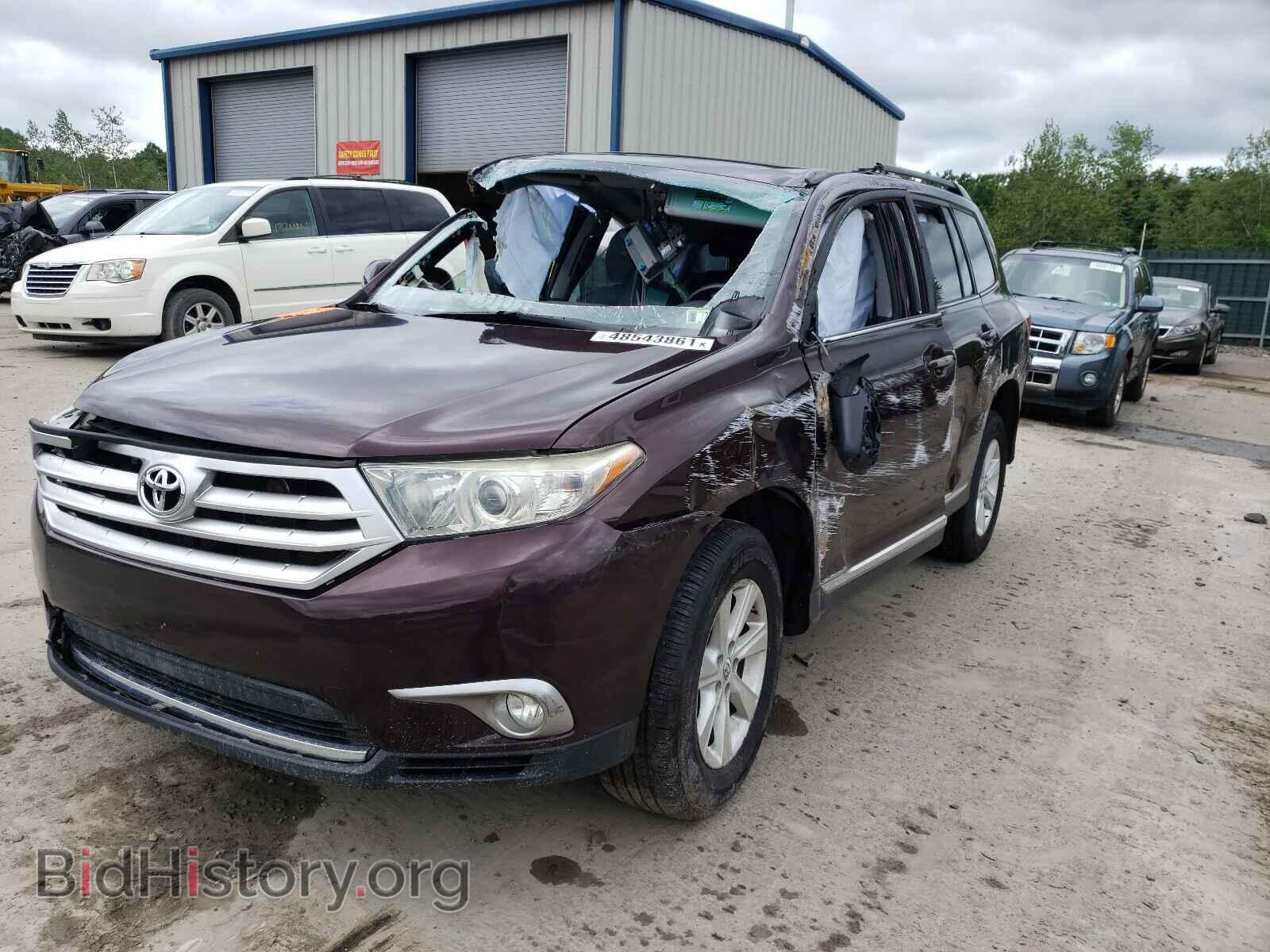 2012 TOYOTA HIGHLANDER - VIN: 5TDBK3EH3CS129208 - Фото 2