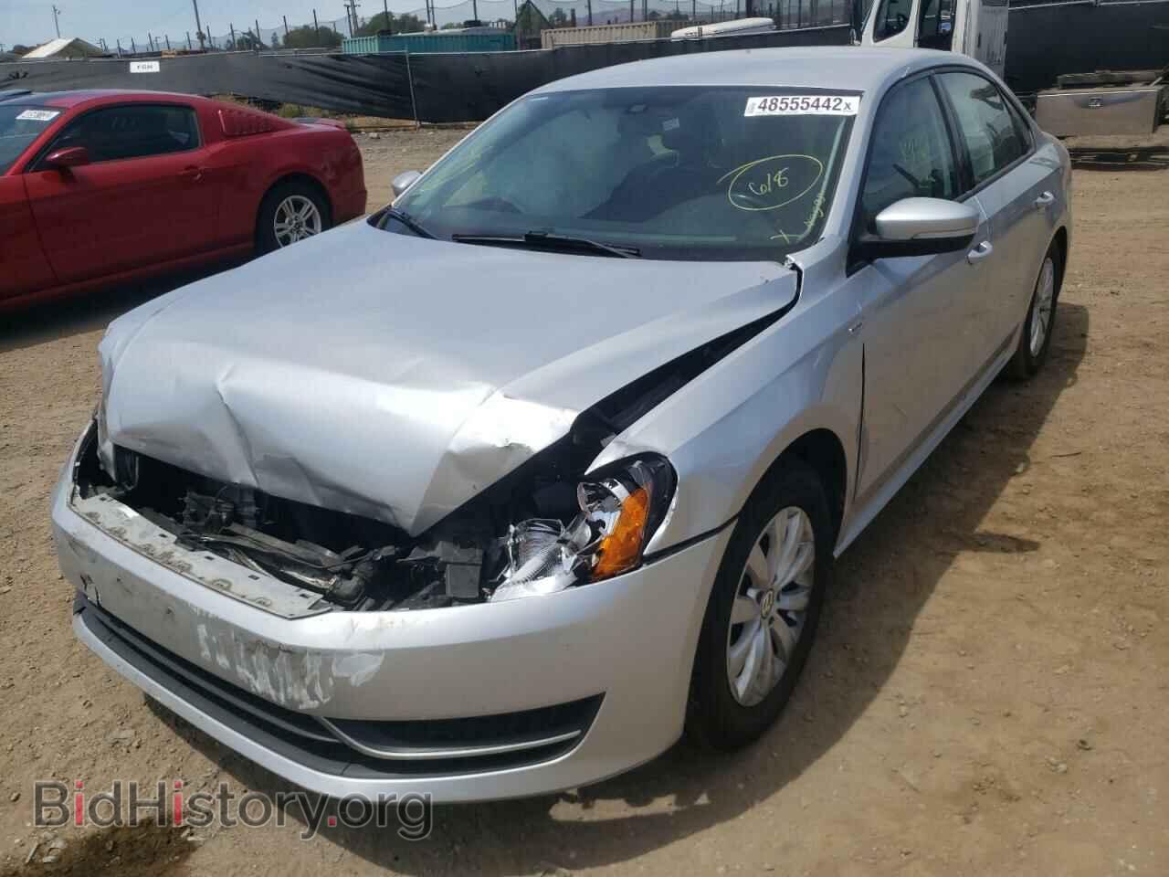 2015 VOLKSWAGEN PASSAT - VIN: 1VWAT7A36FC065341 - Фото 2