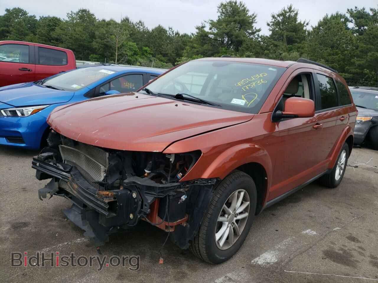 2014 DODGE JOURNEY - VIN: 3C4PDCBB5ET173736 - Фото 2