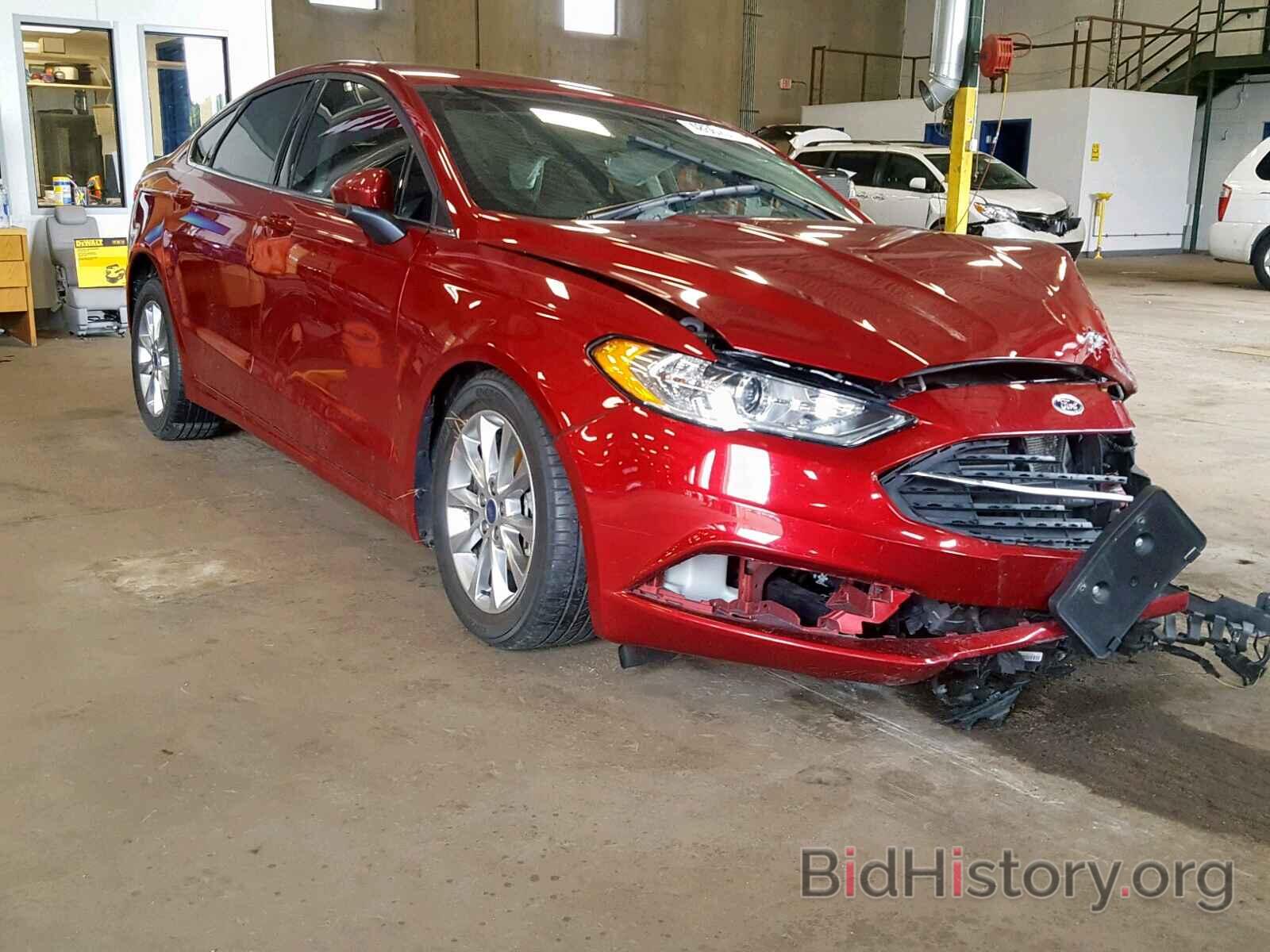 Photo 3FA6P0HD1HR312648 - FORD FUSION SE 2017