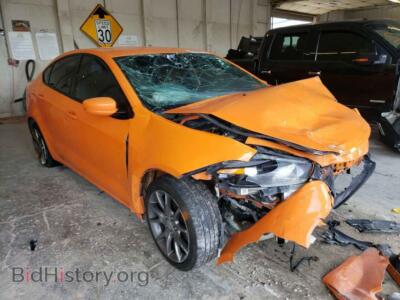 2014 Dodge DART Dart SXT, оранжевый — VIN 1C3CDFBB6ED669462, Copart