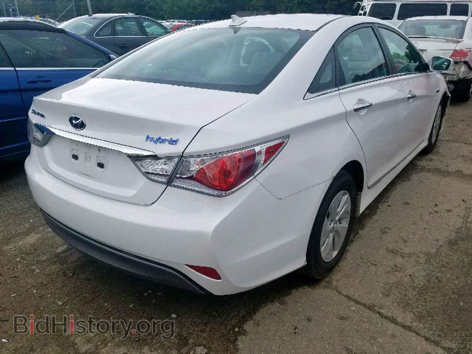2014 HYUNDAI SONATA - VIN: KMHEC4A4XEA116633 - Фото 4
