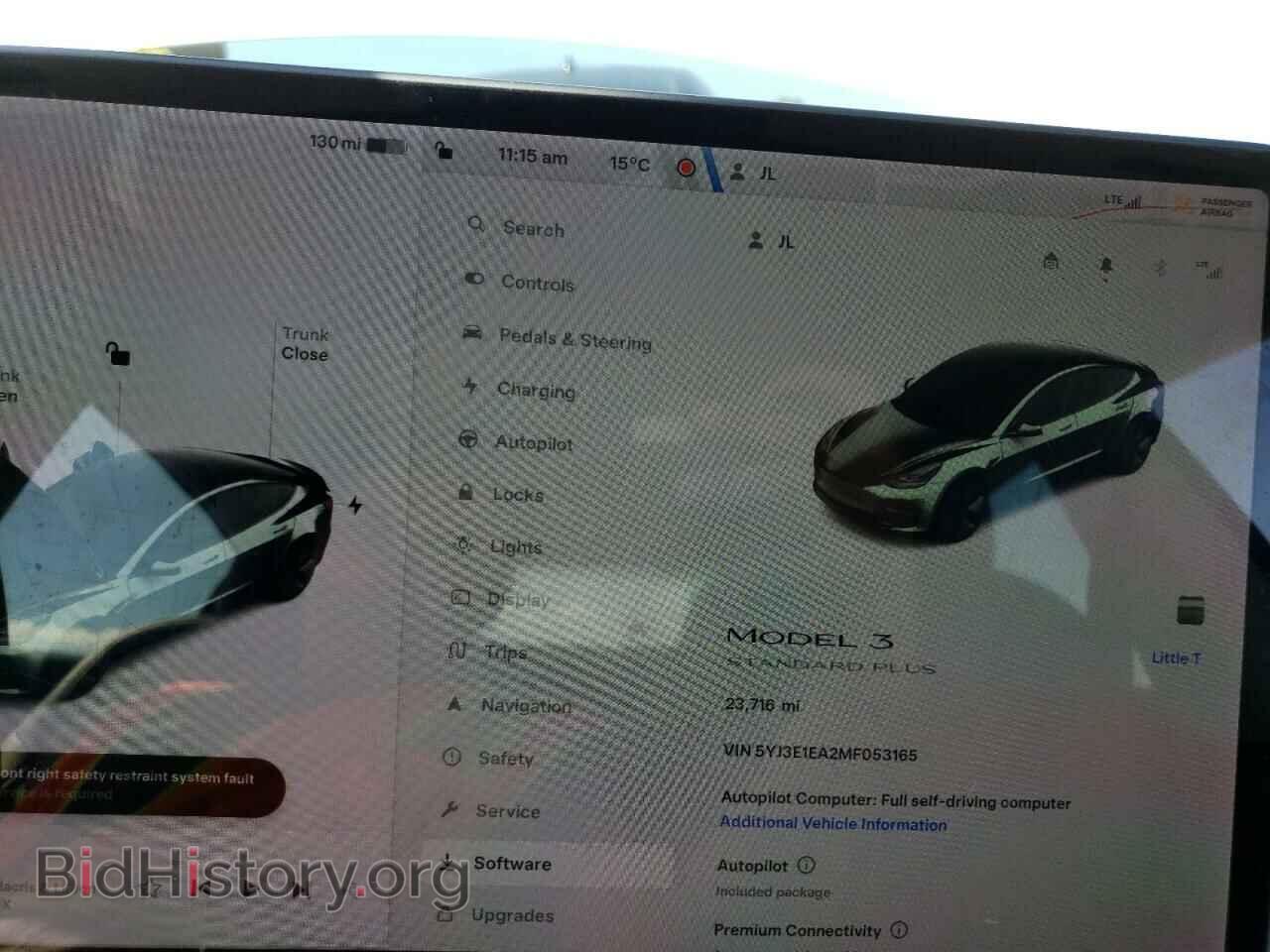 2021 TESLA MODEL 3 - VIN: 5YJ3E1EA2MF053165 - Photo 9