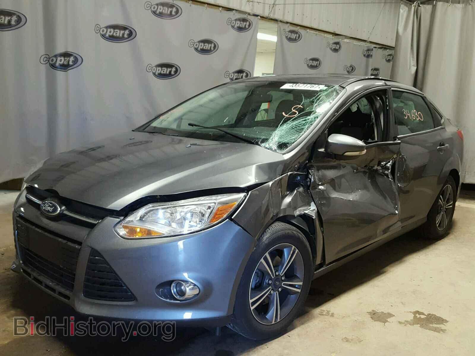 2014 FORD FOCUS - VIN: 1FADP3F28EL387450 - Фото 2