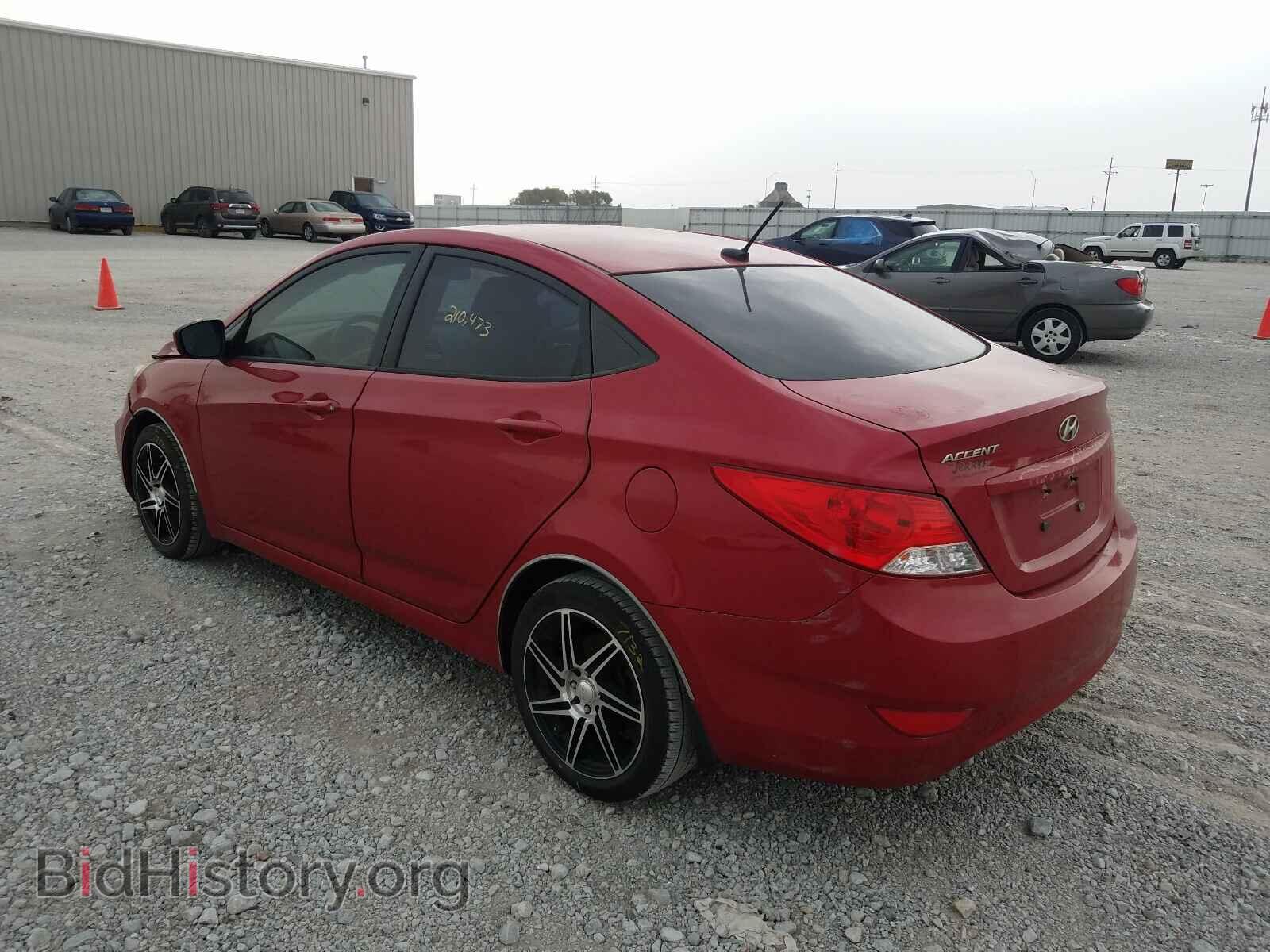 2012 HYUNDAI ACCENT - VIN: KMHCU4AE8CU138414 - Фото 3