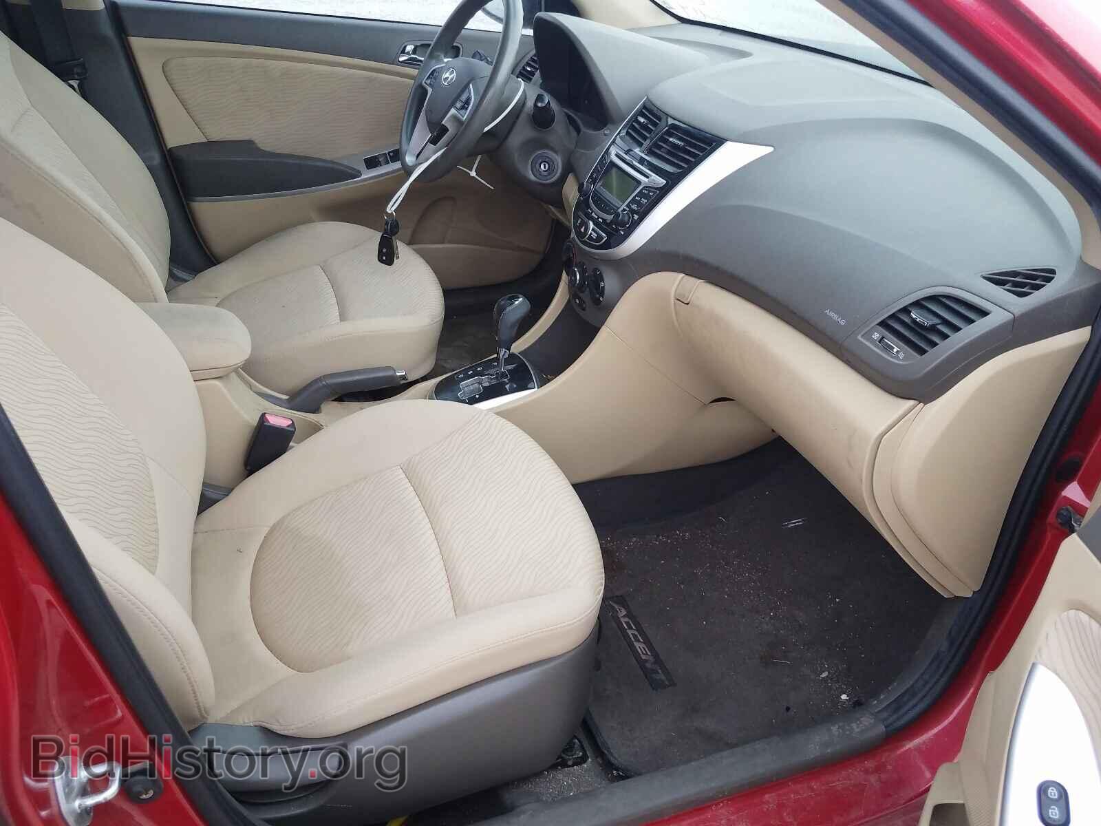 2012 HYUNDAI ACCENT - VIN: KMHCU4AE8CU138414 - Фото 5