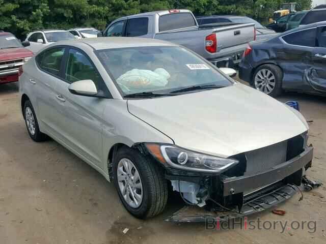 Photo KMHD74LF6HU408796 - HYUNDAI ELANTRA 2017