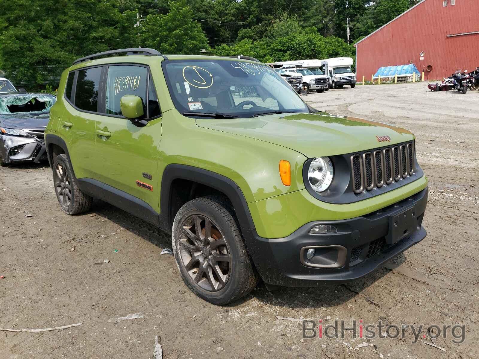 Фотография ZACCJBBT1GPD19005 - JEEP RENEGADE 2016