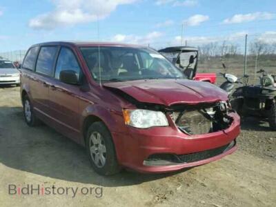 2011 Dodge CARAVAN Grand Cara, красный — VIN 2D4RN4DG4BR731520, Copart