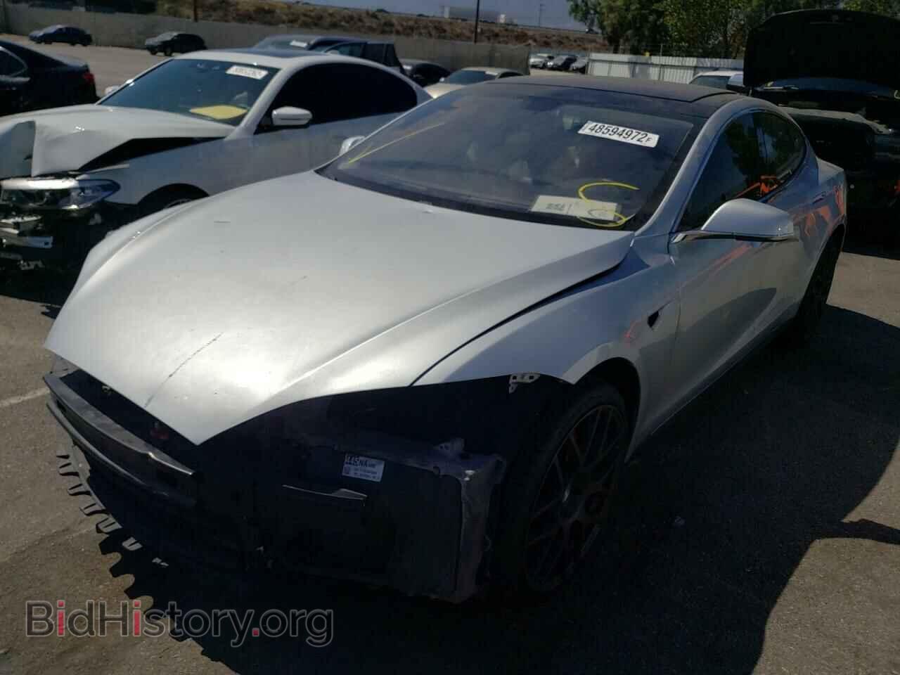 2014 TESLA MODEL S - VIN: 5YJSA1H14EFP36554 - Фото 2