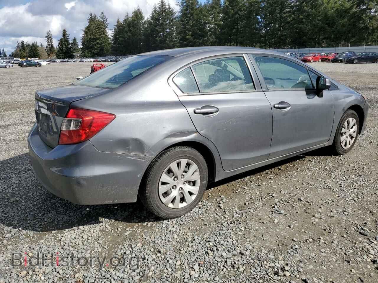 2012 HONDA CIVIC - VIN: 19XFB2F56CE376927 - Фото 3