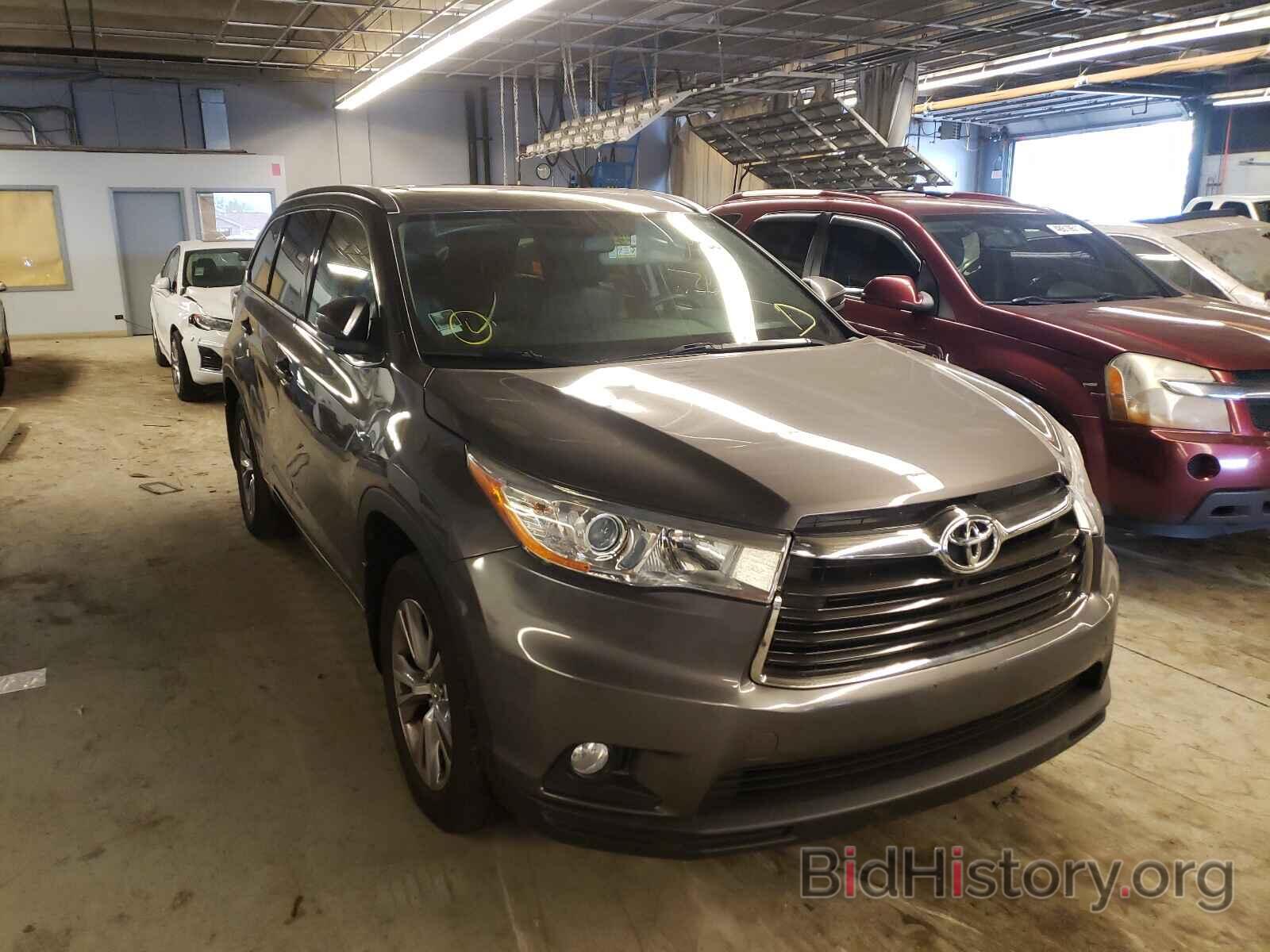 Photo 5TDJKRFH0ES013321 - TOYOTA HIGHLANDER 2014