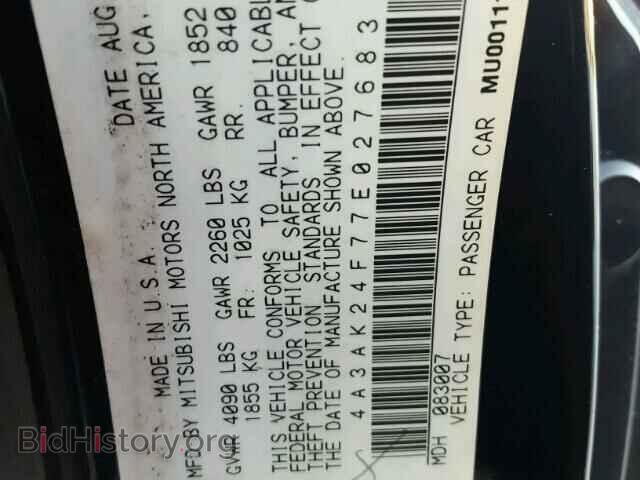 2007 MITSUBISHI ECLIPSE - VIN: 4A3AK24F77E027683 - Photo 10