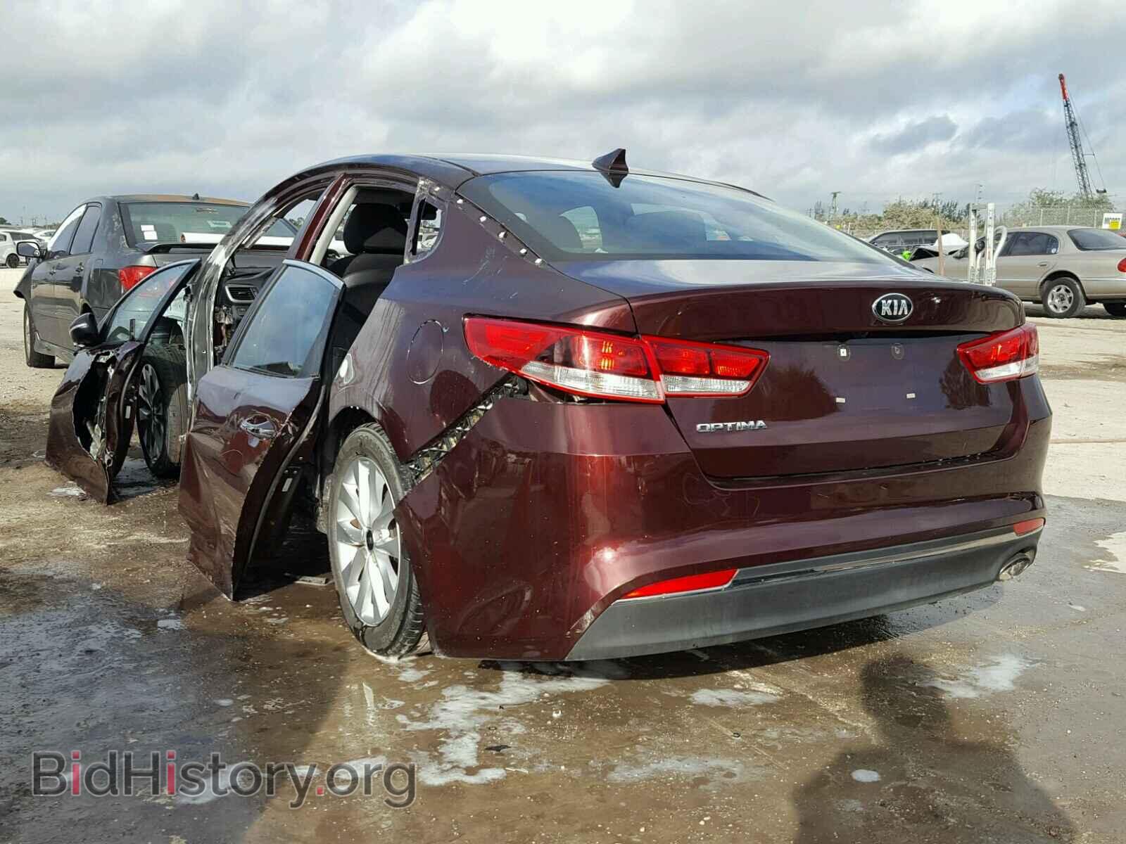2016 KIA OPTIMA - VIN: 5XXGT4L31GG003789 - Photo 3