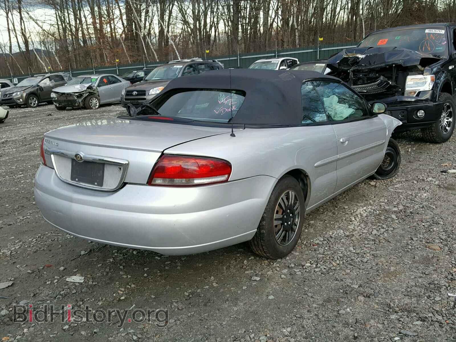 2004 CHRYSLER SEBRING - VIN: 1C3EL45X04N283216 - Фото 4