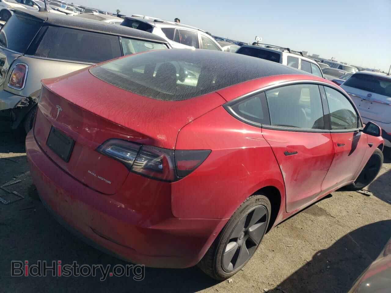 2021 TESLA MODEL 3 - VIN: 5YJ3E1EB7MF073372 - Фото 3