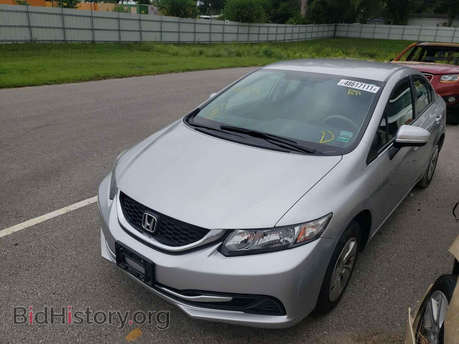 2014 HONDA CIVIC - VIN: 19XFB2F54EE011455 - Фото 2