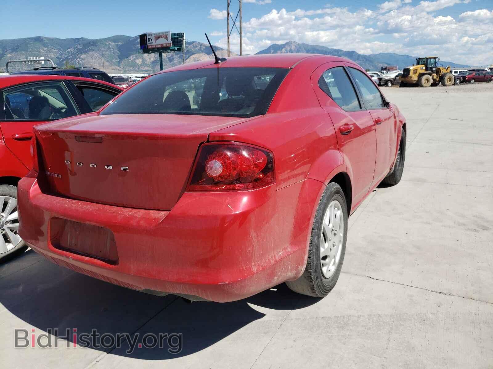 2012 DODGE AVENGER - VIN: 1C3CDZAB5CN266163 - Фото 4
