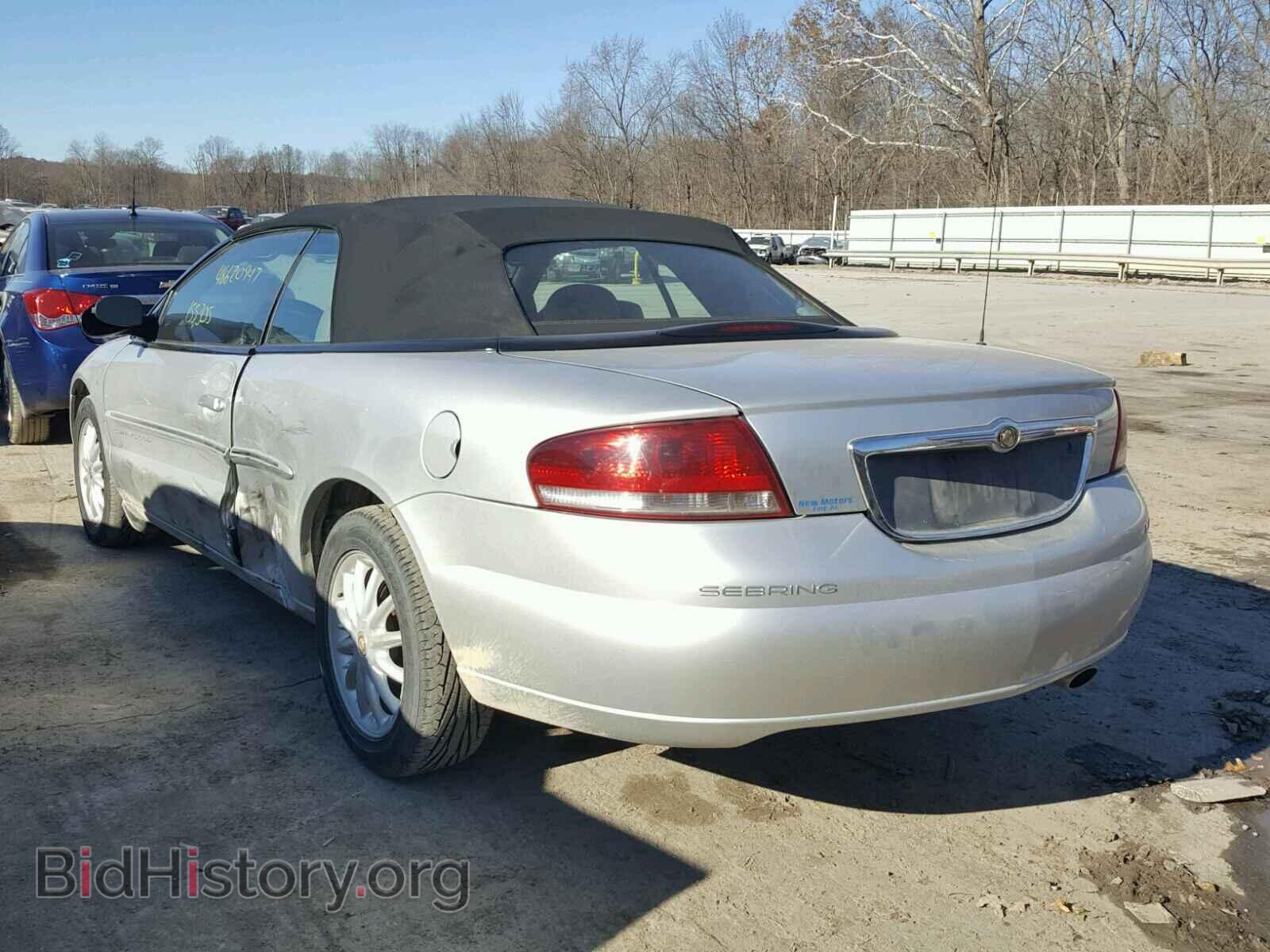 2001 CHRYSLER SEBRING - VIN: 1C3EL55U71N597971 - Фото 3