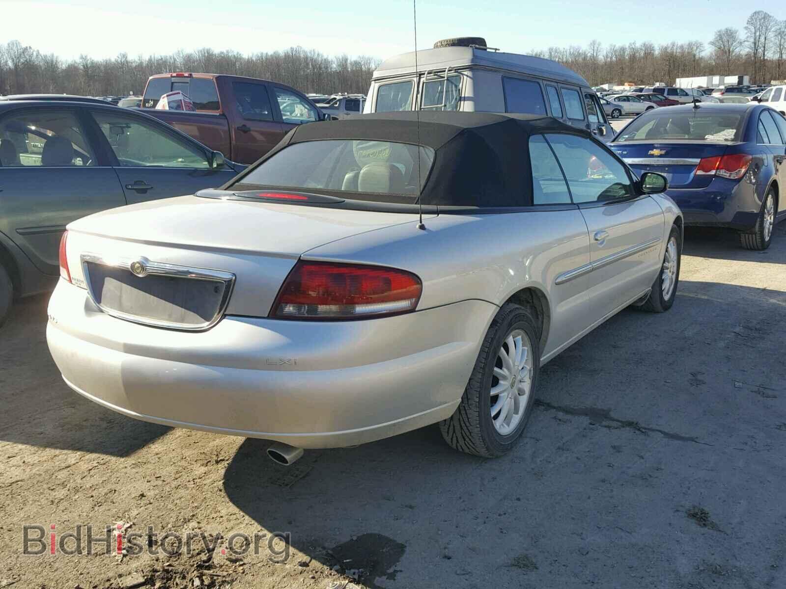 2001 CHRYSLER SEBRING - VIN: 1C3EL55U71N597971 - Фото 4