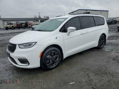 2021 Chrysler PACIFICA Hybrid Touring L, белый — VIN 2C4RC1L76MR544334, Copart