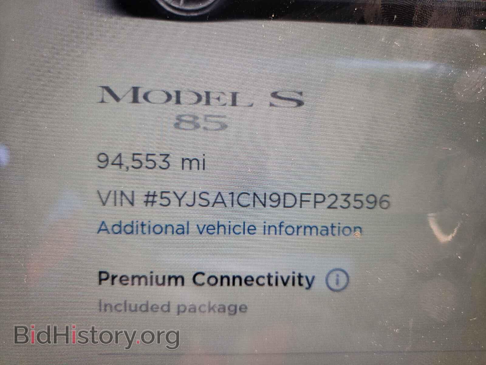 2013 TESLA MODEL S - VIN: 5YJSA1CN9DFP23596 - Photo 8