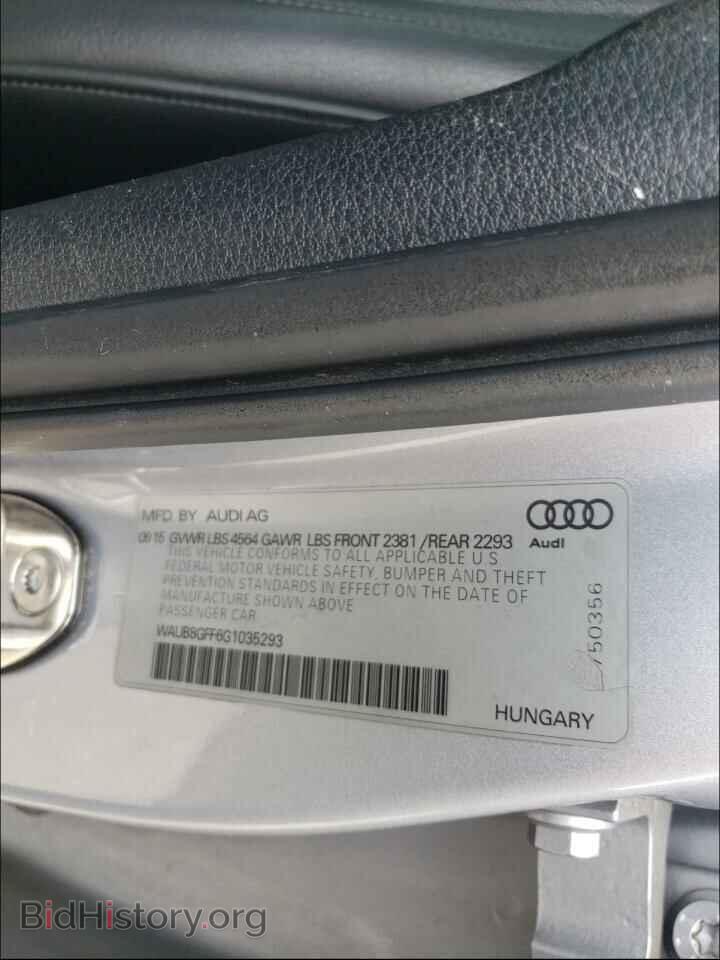 2016 AUDI A3 - VIN: WAUB8GFF6G1035293 - Фото 10